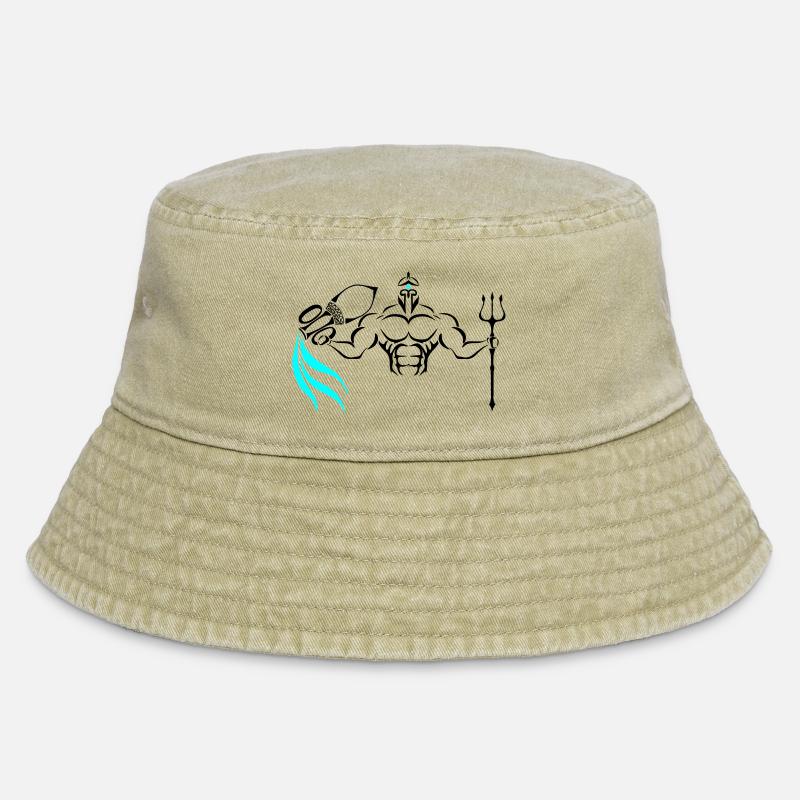 Alpha Aquarius Deluxe - Vintage Bucket Hat - Vintage Beige