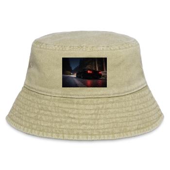 Night Sports Car on the Road - Vintage Bucket Hat - vintage beige - Front