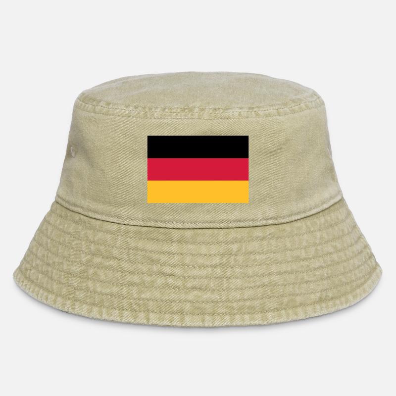 fahne_ger - Vintage Bucket Hat - vintage beige