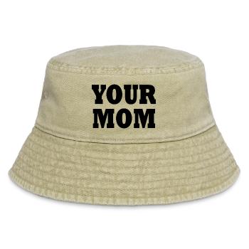 your mom - Vintage Bucket Hat - vintage beige - Front