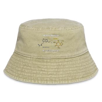 melatonin_vs_coffein_2_mp - Vintage Bucket Hat - Vintage Beige - Vorne