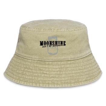 Moonshine + ain't no sunshine - Vintage Bucket Hat - Vintage Beige - Vorne