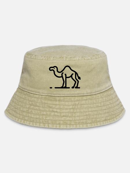 Kamel - Vintage Bucket Hat - Vintage Beige