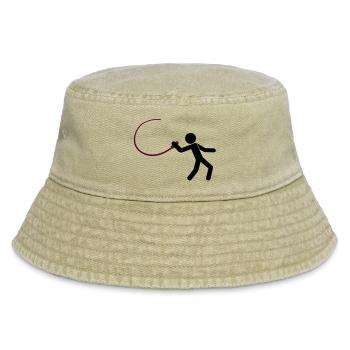 M8 mit Peitsche - Vintage Bucket Hat - Vintage Beige - Vorne