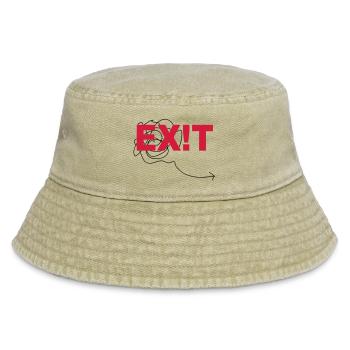 EXIT - Vintage Bucket Hat - vintage beige - Front