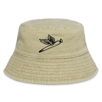 We fly so High - Vintage Bucket Hat - vintage beige - Front