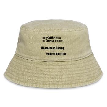 Maillard-Reaktion - Vintage Bucket Hat - Vintage Beige - Vorne