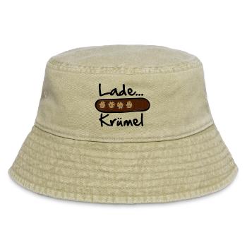 Lade... Krümmel_v2 - Vintage Bucket Hat - Vintage Beige - Vorne