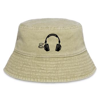 Kopfhörer headphones - Vintage Bucket Hat - Vintage Beige - Vorne