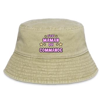 C'est maman qui commande - Bob vintage - beige vintage - Devant