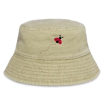 Ladybug - Vintage Bucket Hat - vintage beige - Front
