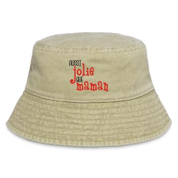 Aussi jolie que maman - Vintage Bucket Hat - vintage beige - Front