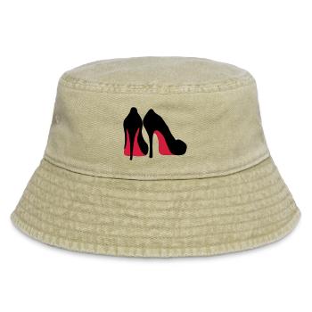 high heels - Vintage Bucket Hat - Vintage Beige - Vorne