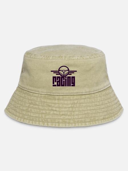 Racing - Vintage Bucket Hat - Vintage Beige