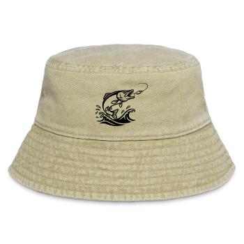 Contour noir du Brochet Predator - Bob vintage - beige vintage - Devant