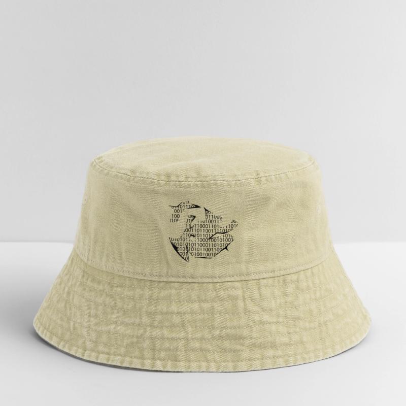 binary code Vintage Bucket Hat