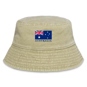 australia - Vintage Bucket Hat - vintage beige - Front