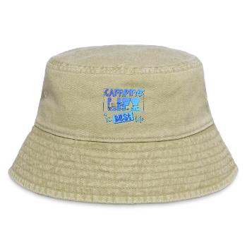 Camping Leben ist das beste Leben - Vintage Bucket Hat - Vintage Beige - Vorne