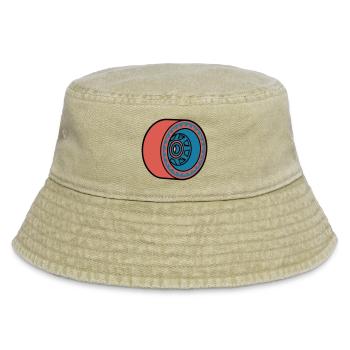 Skateboard Rolle Longboard - Vintage Bucket Hat - Vintage Beige - Vorne