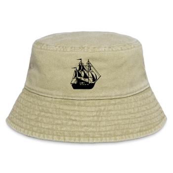 Schiff - Vintage Bucket Hat - Vintage Beige - Vorne