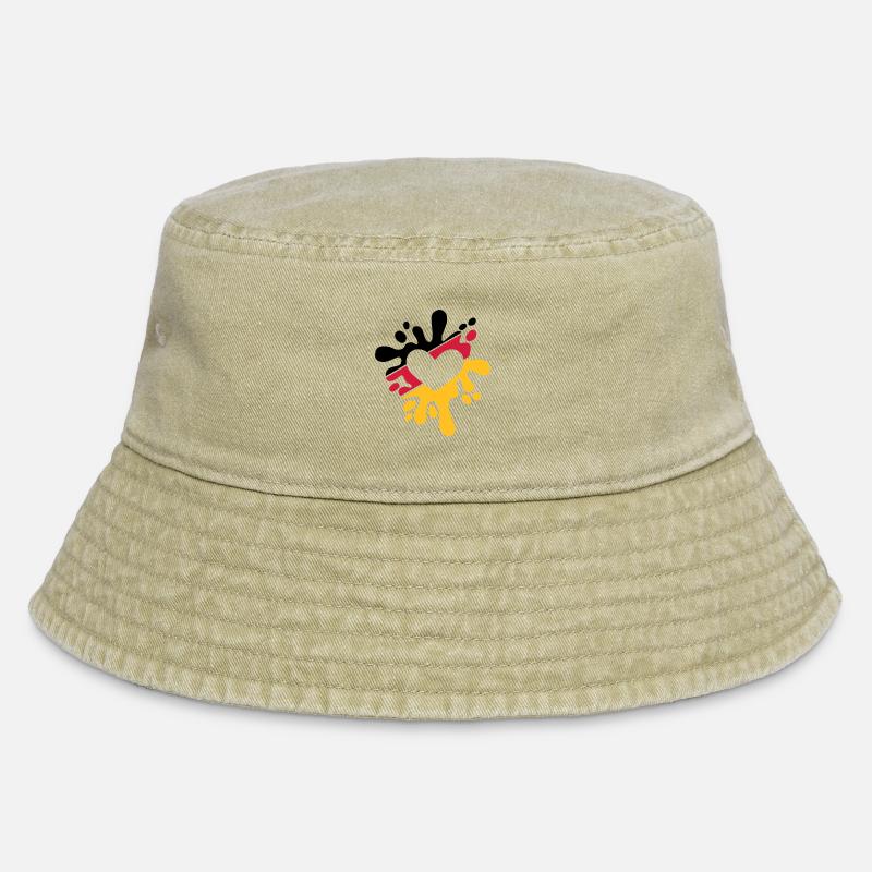 Deutschland Liebe - Vintage Bucket Hat - Vintage Beige