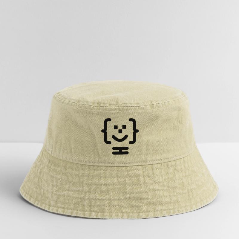 Main programmer code logo Vintage Bucket Hat