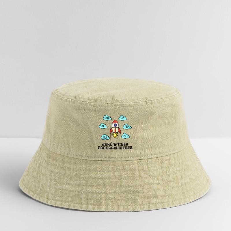 Css Code Developer C++ Java Php Programmer Vintage Bucket Hat