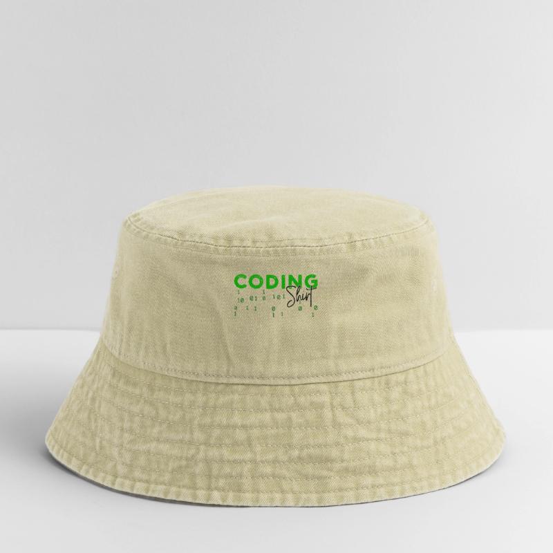 Coden Developer Programmer Web Developer Saying Vintage Bucket Hat