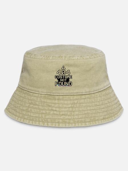 404 Costume Not Found - Vintage Bucket Hat - Vintage Beige