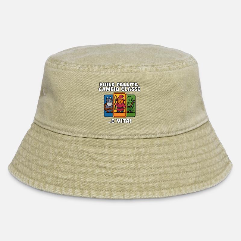 Multiclass Survival - Vintage Bucket Hat - vintage beige