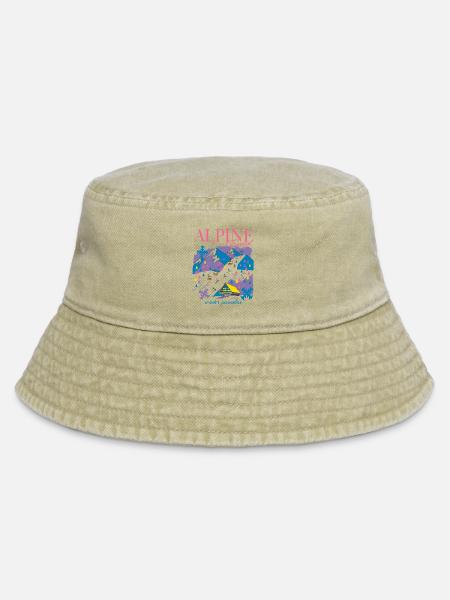 Alpine Escape Winterparadies - Vintage Bucket Hat - Vintage Beige