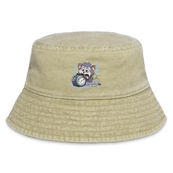 Morgenchaos Otter Wecker - Vintage Bucket Hat - Vintage Beige - Vorne