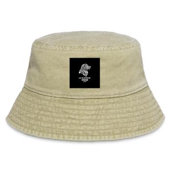 Tee Mom Golden Retriever Zeichnung - Vintage Bucket Hat - Vintage Beige - Vorne