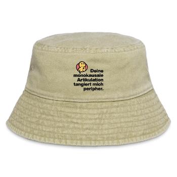 TON ARTICULATION MONOCAUSALE, SARCASME STUPIDE - Bob vintage - beige vintage - Devant