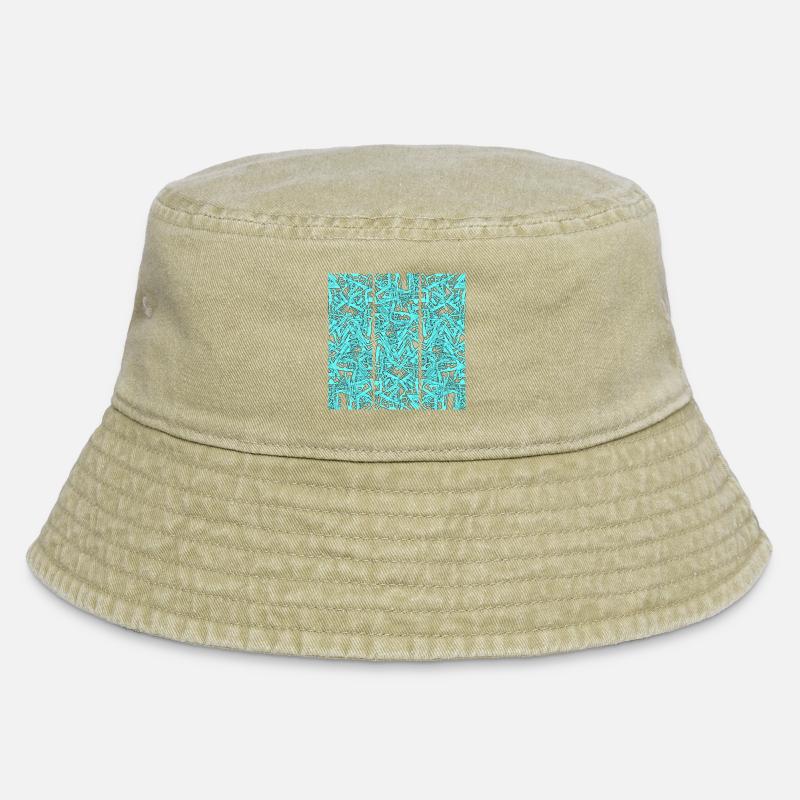 Triptyque du Chaos Turquoise - Bob vintage - beige vintage