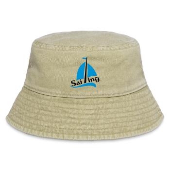Segelboot - Vintage Bucket Hat - Vintage Beige - Vorne