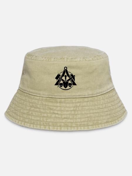 Maurer Logo - Vintage Bucket Hat - Vintage Beige