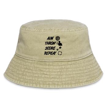 Horaire des fléchettes - Bob vintage - beige vintage - Devant