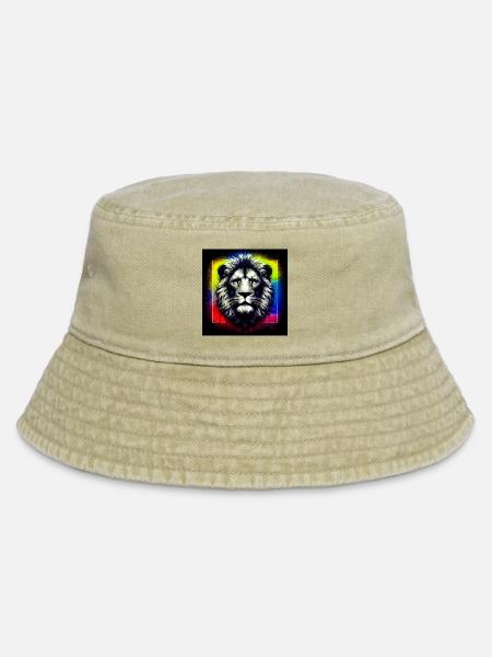 Löwe - Vintage Bucket Hat - Vintage Beige