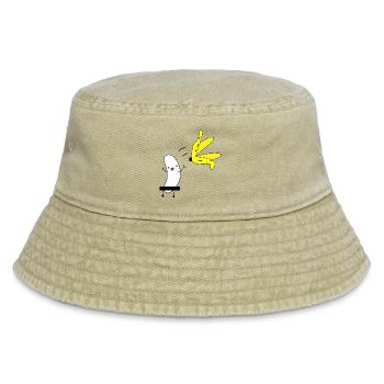 Banane - banane nue - banane nue - strip-tease - Bob vintage - beige vintage - Devant