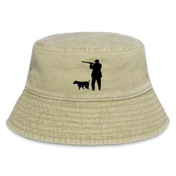 Hunter - Vintage Bucket Hat - vintage beige - Front