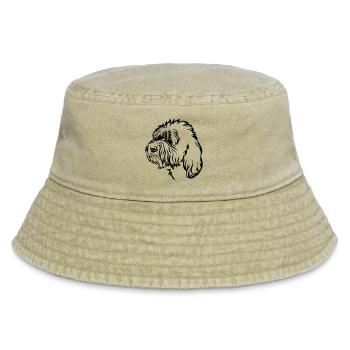 Petit Basset Griffon Vendéen tête - Bob vintage - beige vintage - Devant