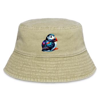 Papageitaucher - Vintage Bucket Hat - Vintage Beige - Vorne