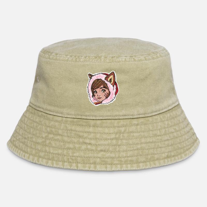 Rotkäppchen als kleiner Wolf - Vintage Bucket Hat - Vintage Beige