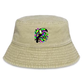 Toucan - Vintage Bucket Hat - vintage beige - Front