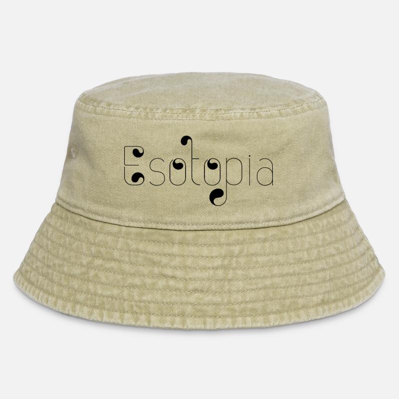 Esotopia - Vintage Bucket Hat - vintage beige