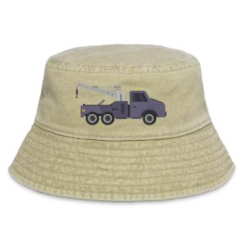 Tow truck - Vintage Bucket Hat - vintage beige - Front
