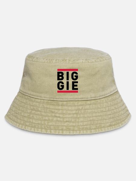 BIGGIE - Vintage Bucket Hat - Vintage Beige