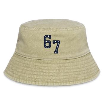 Number Lights 67 - Vintage Bucket Hat - Vintage Beige - Vorne
