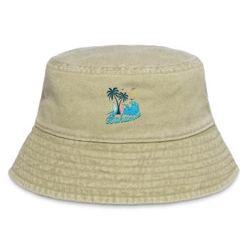 Bahamas holiday sun beach - Vintage Bucket Hat - vintage beige - Front